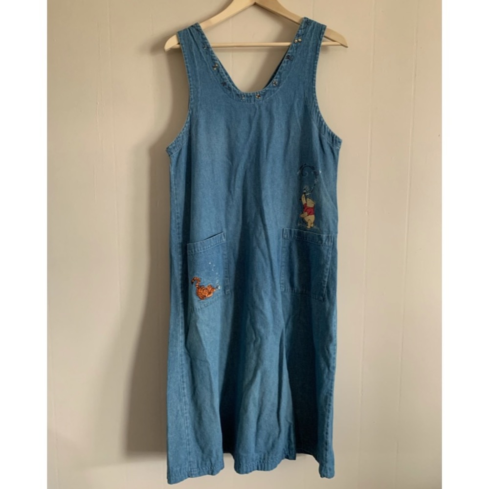 Disney Winnie the Pooh Denim Dress - Picture 2 of 13